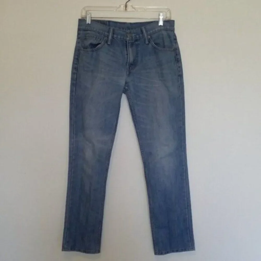 Levi's Men's 511 Jeans Straight Leg Denim Light Blue 30 x 30